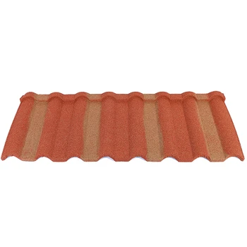 Anti-corrosion Stone Coated Metal Roof Tiles Milano Tiles