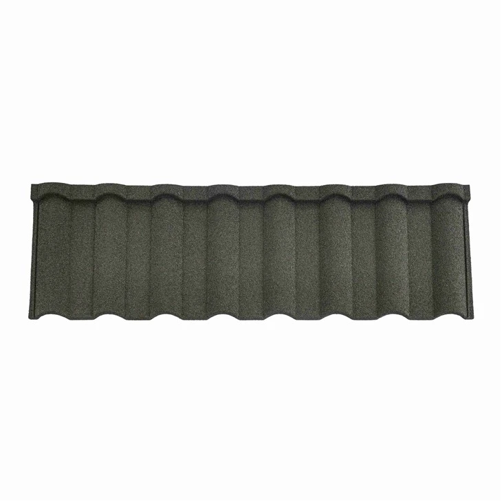 New High-tech Roofing Material Combined With Stone And Steel