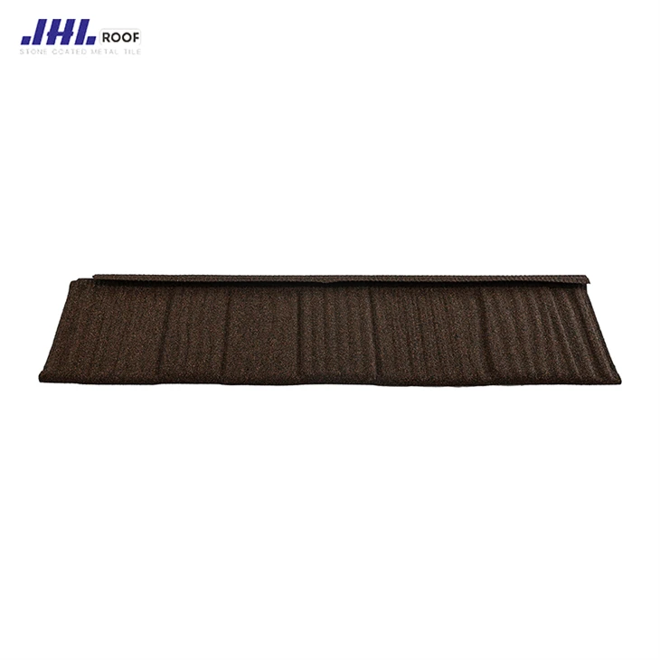 Colored Stone Metal Roofing Interlocking Tile