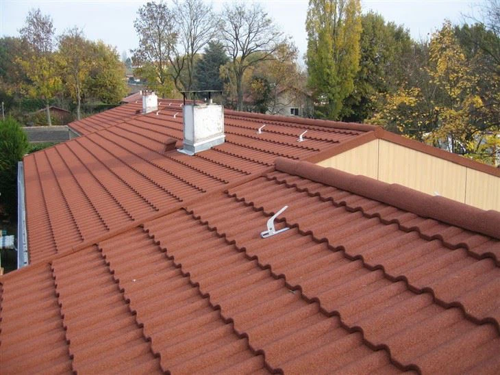 Fireproof Classic Stone Coated Metal Roof Sheets