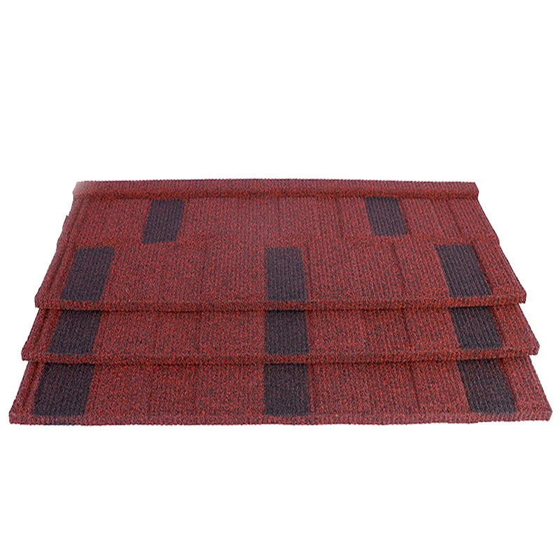 Fireproof Stone Coated Metal Roof Tiles House Roofing Tiles factory