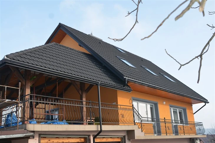 High-Strength Stone-Coated Metal Roof Tiles