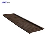 0.4mm Colored Stone Metal Roofing Interlocking Tile