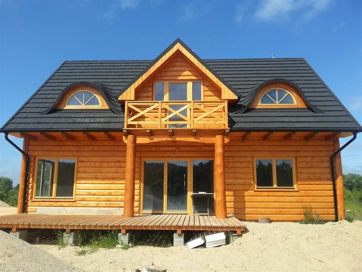 Waterproof Steel Stone Coated Metal Roof Tiles factory
